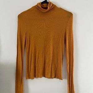 Urban Outfitters Out From Under Gold Turtleneck